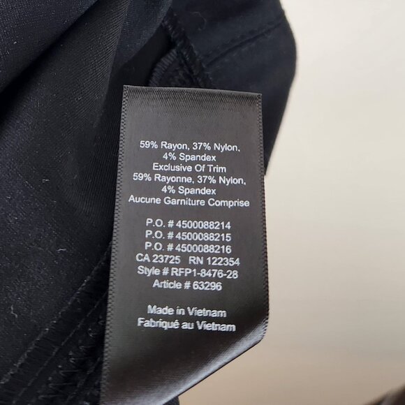 Aritzia Babaton Ruslan Off-The-Shoulder Midi Dress Black LBD Cocktail sz 4 - Picture 10 of 10